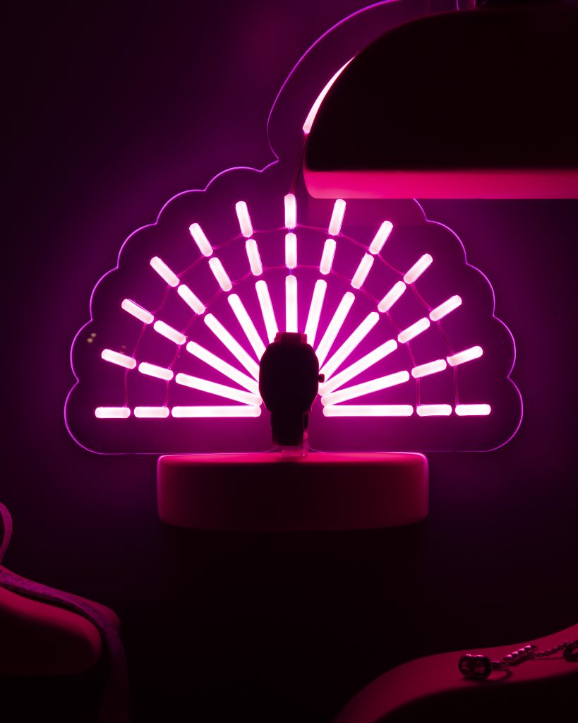 Objet design mis en lumière